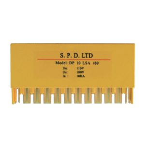 DP10LSA180 - 10 Pair Telephone Surge Arrester for installation into krone LSA Disconnection Strips