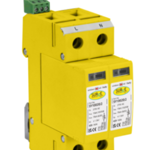 SY10020/2ENC - Type 1+2+3, 25kA, SP&N Complete in a 4 way IP65 polycarbonate enclosure