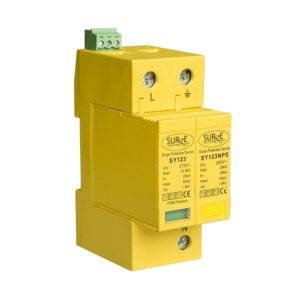 SY12325KA2P - Type 1+2+3, 25ka, single phase, with window indication