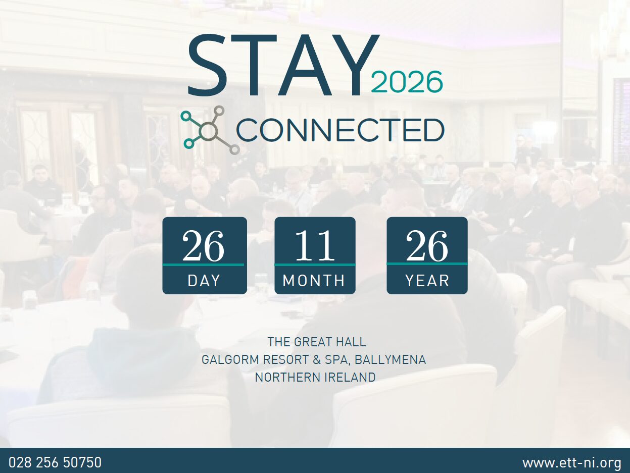 An image showing the date 26.11.2026 of the EET Stay Connected event.