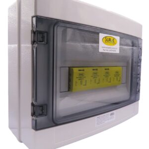 LSPD14ENC - T1,2&3 TP&N, 25kA per pole, lightning and surge device in a 12 way polycarbonate enclosure