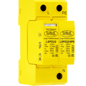LSPD22 - T1,2&3 SP&N, 12.5kA per pole, lightning and surge device