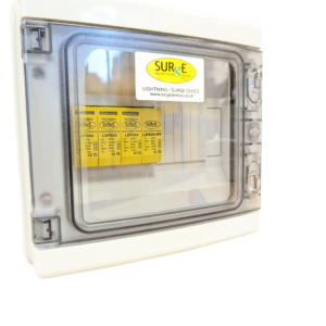 LSPD24ENC - T1,2&3 TP&N, 12.5kA per pole, lightning and surge device in a 8 way polycarbonate enclosure