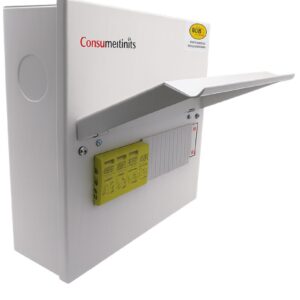 LSPD24ENCMET - T1,2&3 TP&N, 12.5kA per pole, lightning and surge device in a  8 way metal enclosure