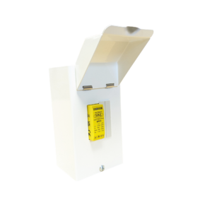 SPD1ENCMET - T2&3 SP&N, single module surge device in a 2 way metal enclosure
